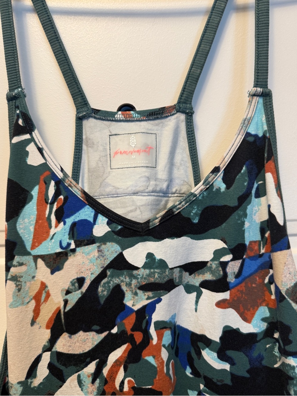 Free People Multicolor Camo-Print Jumpsuit size Medium. Never worn. - Picture 4 of 4